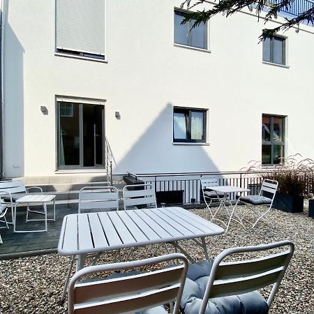 Modernes Apartment, Terrasse Und Garten Am Lilienthalpark Im Suedwesten Berlins Exteriör bild